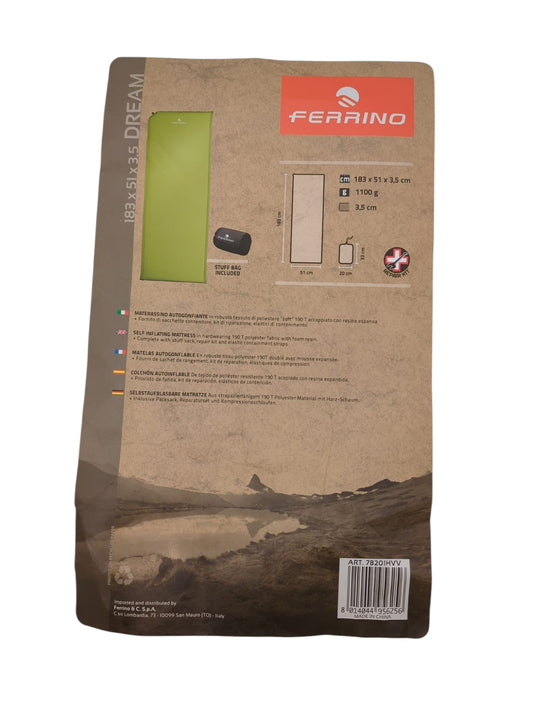 Ferrino Dream Mat Campingmatratze 183x60x5 Verde