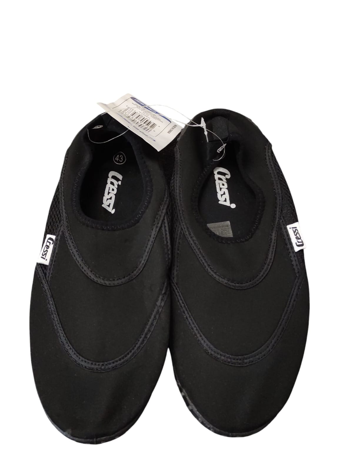 Cressi Coral - Premium Erwachsene Wassersportschuhe, Schwarz, Gr. 43