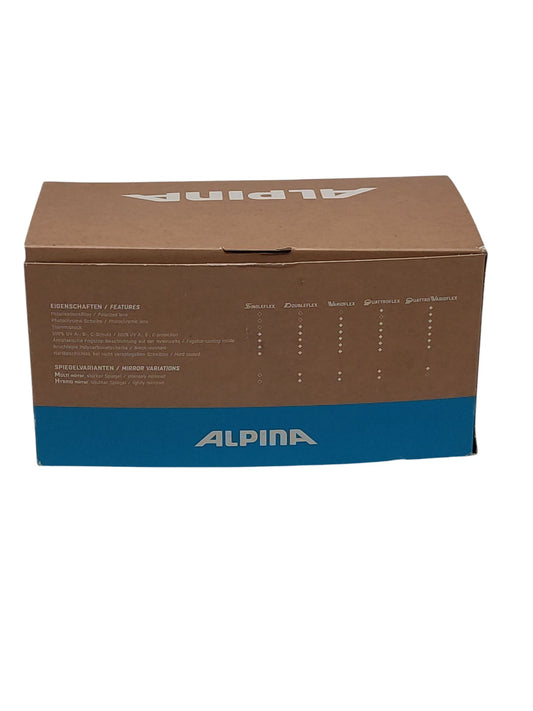 ALPINA Double Jack Q-LITE Skibrille Unisex Kürbis matt UV-Schutz