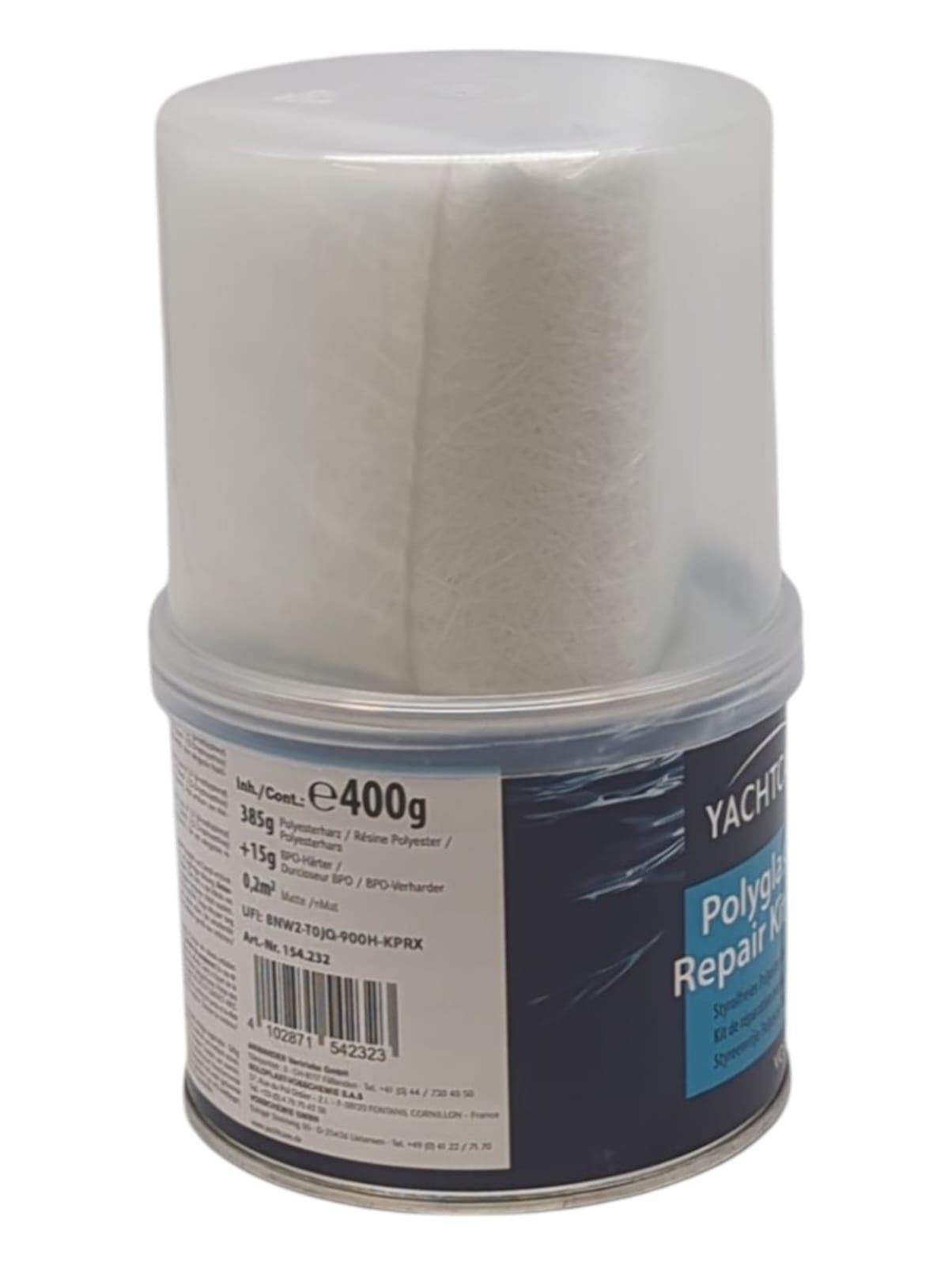 Yachtcare Uni POLYGLAS Repair KIT VT Nr. 1 Polyesterharz 400g