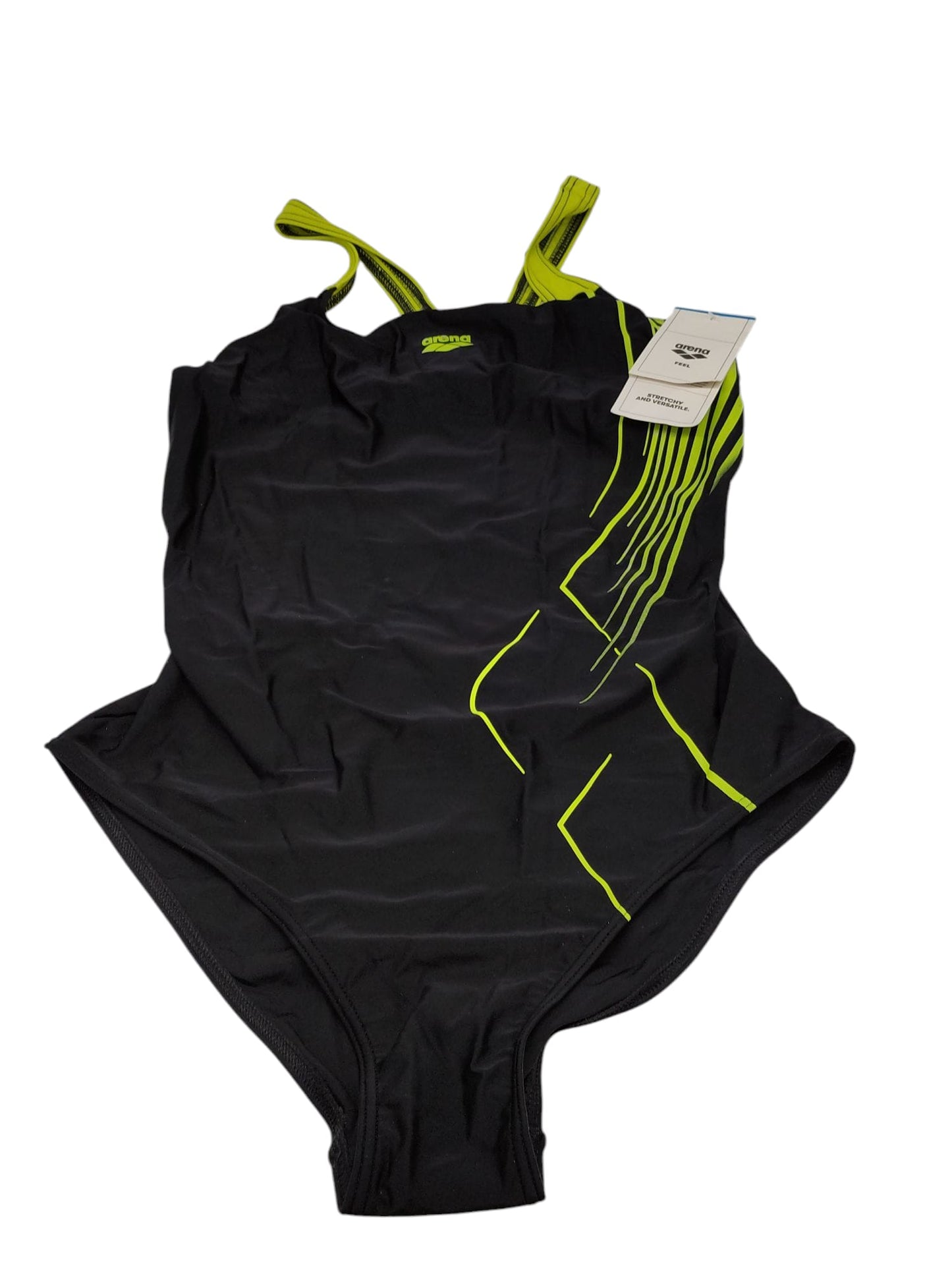 Arena Women's Dive Pro Back One Piece Badeanzug Schwarz-soft Grün 42 EU Arena Women's Dive Pro Back One Piece Badeanzug Schwarz-soft Grün 42 EU
