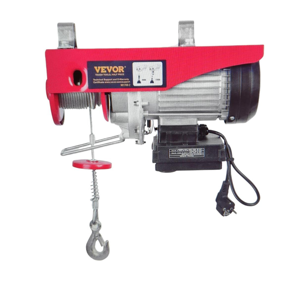 VEVOR Elektrische Winde 800 kg Elektrische Seilwinde mit  Fernbedienung
