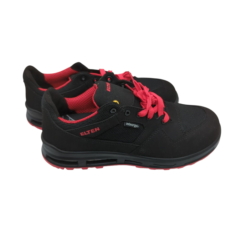 ELTEN LAKERS XXT Low Sicherheitsschuhe S1P ESD schwarz rot 43
