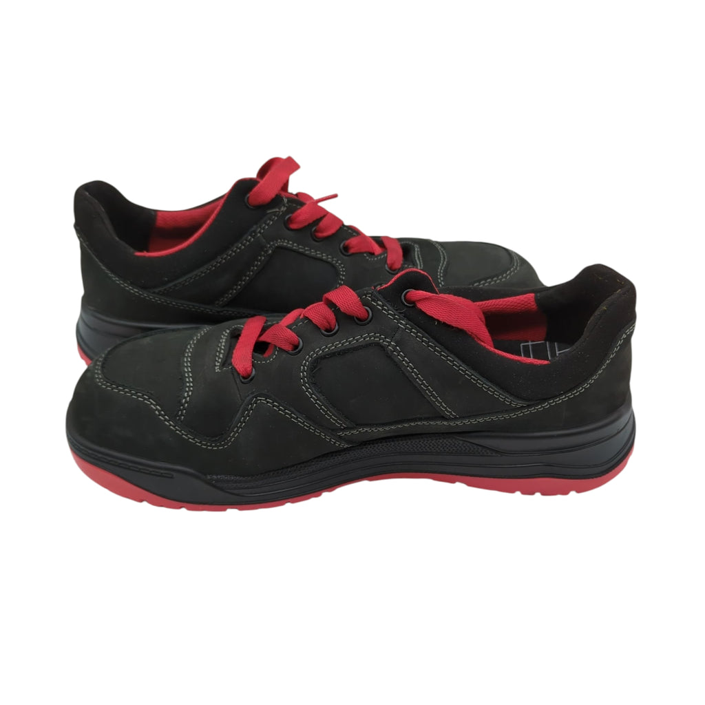 Sicherheitsschuhe ELTEN MAVERICK schwarz-rot Low ESD S3 Leder, Größe 42