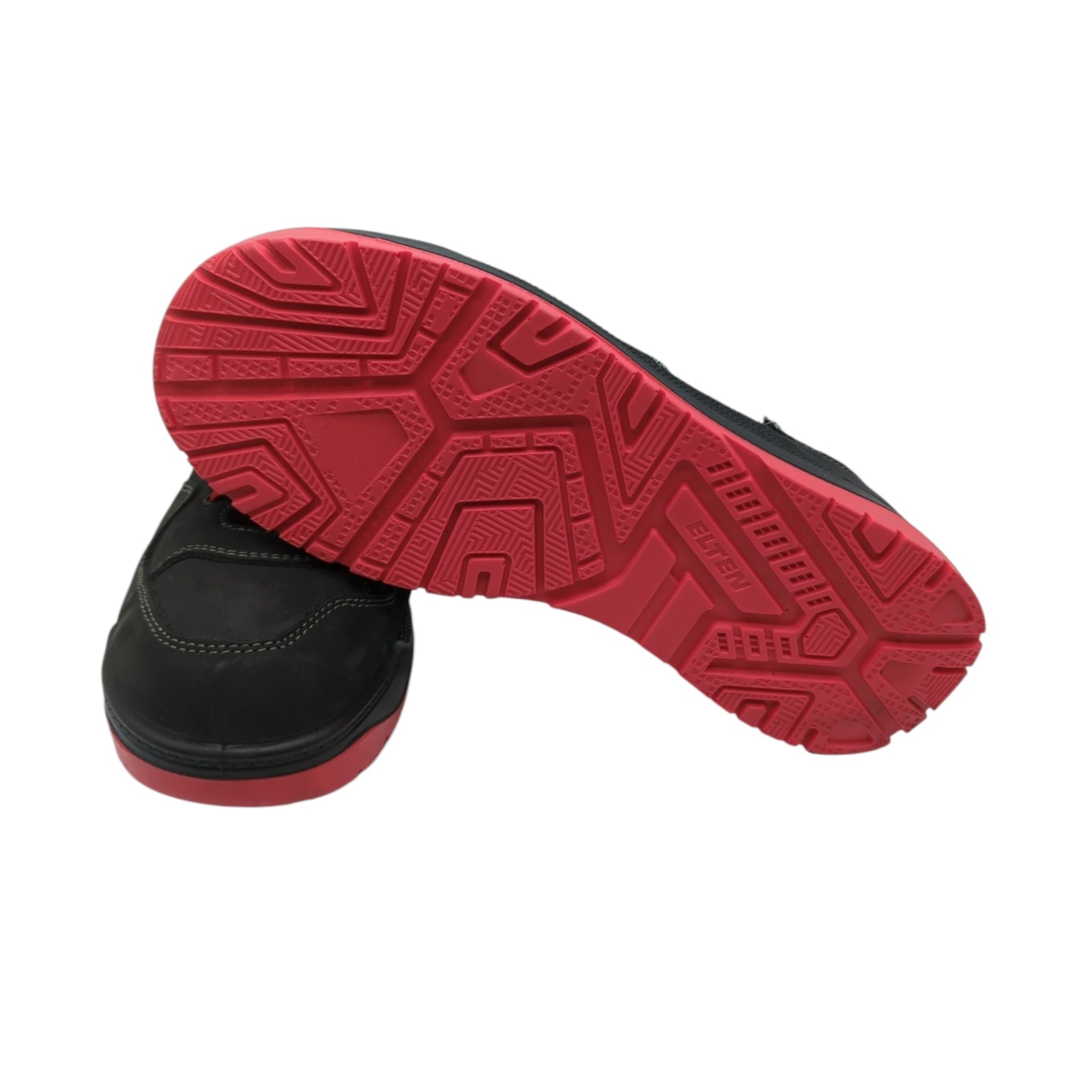 Sicherheitsschuhe ELTEN MAVERICK schwarz-rot Low ESD S3 Leder, Größe 42