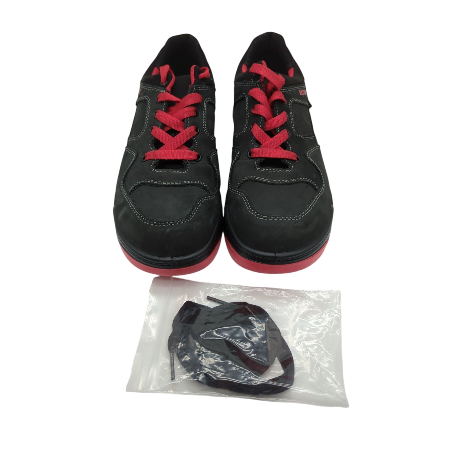 Sicherheitsschuhe ELTEN MAVERICK schwarz-rot Low ESD S3 Leder, Größe 42