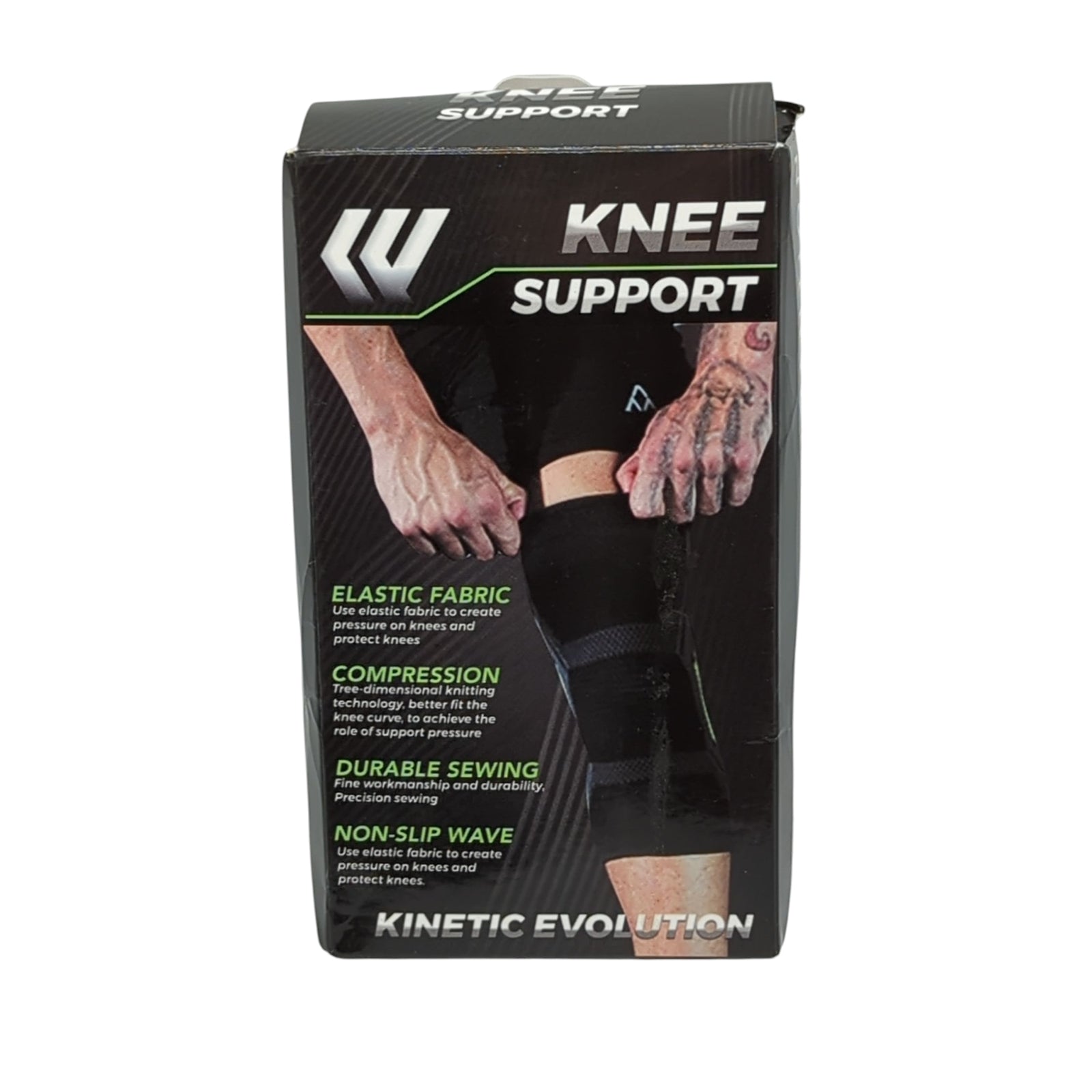 KINETIC EVOLUTION Knee Brace Compression 2 Pack Blue XL