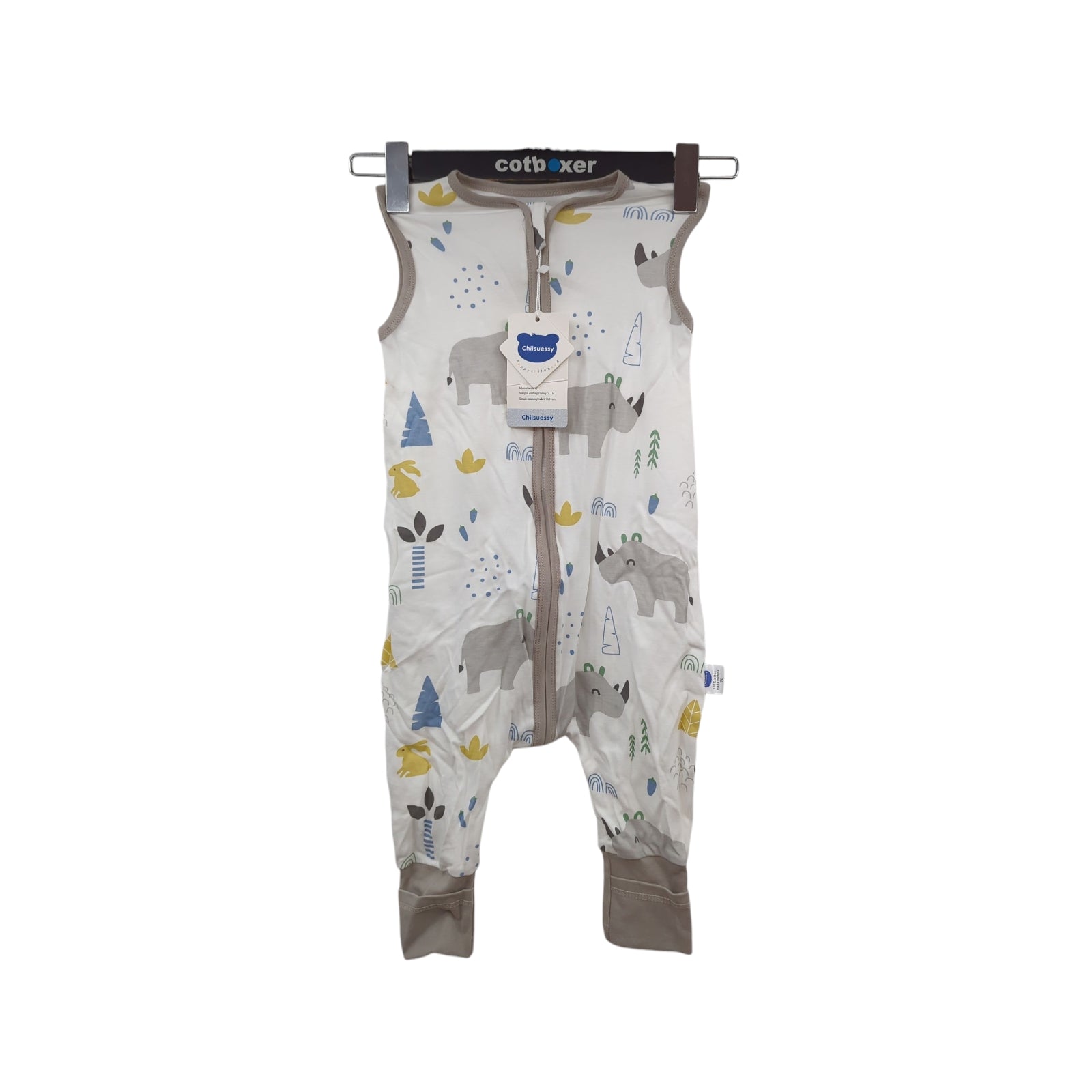Chilsuessy Baby Sommerschlafsack mit Füßen 0,5 Tog 70 cm