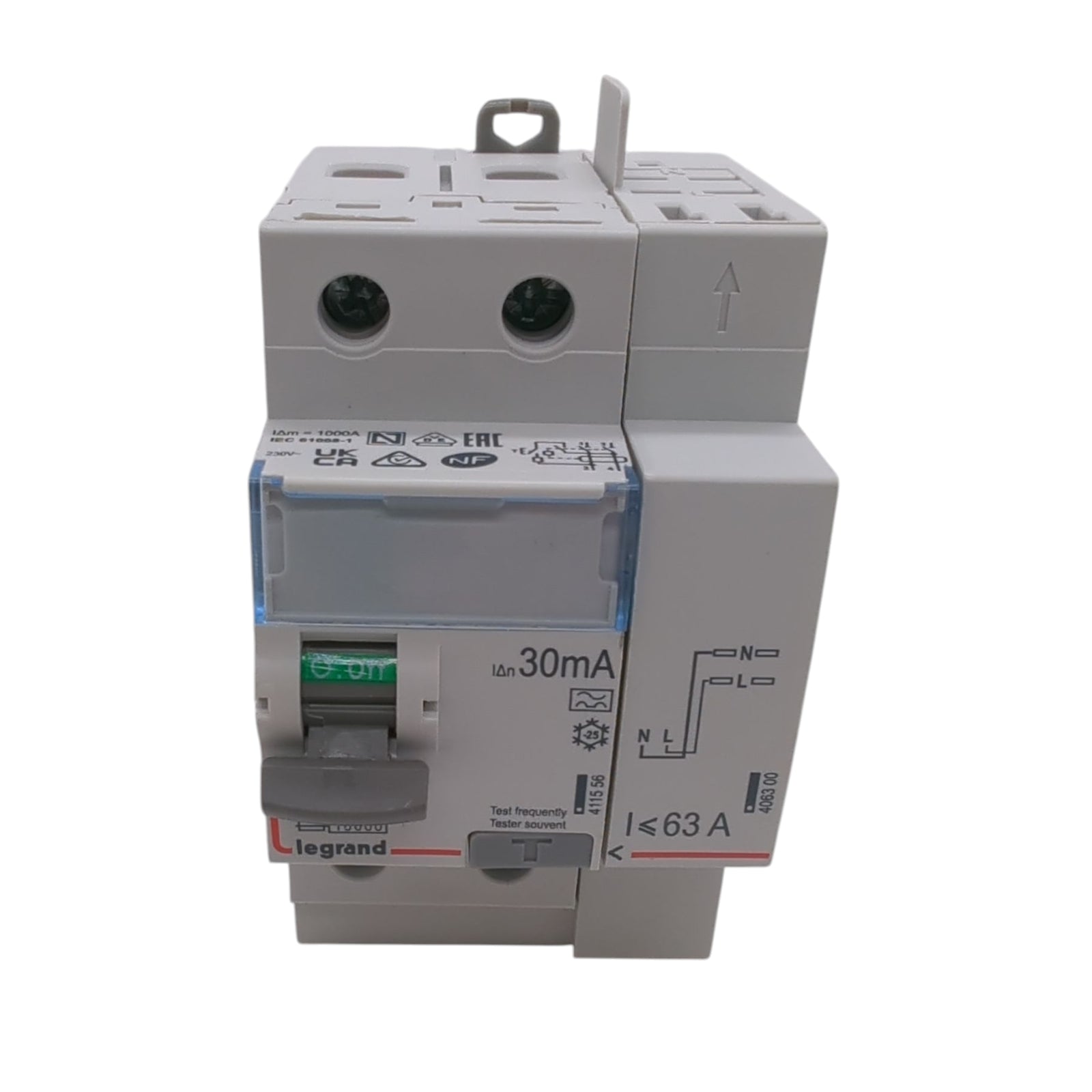 DX3 Residual current device 2P 63A Type A 30 mA