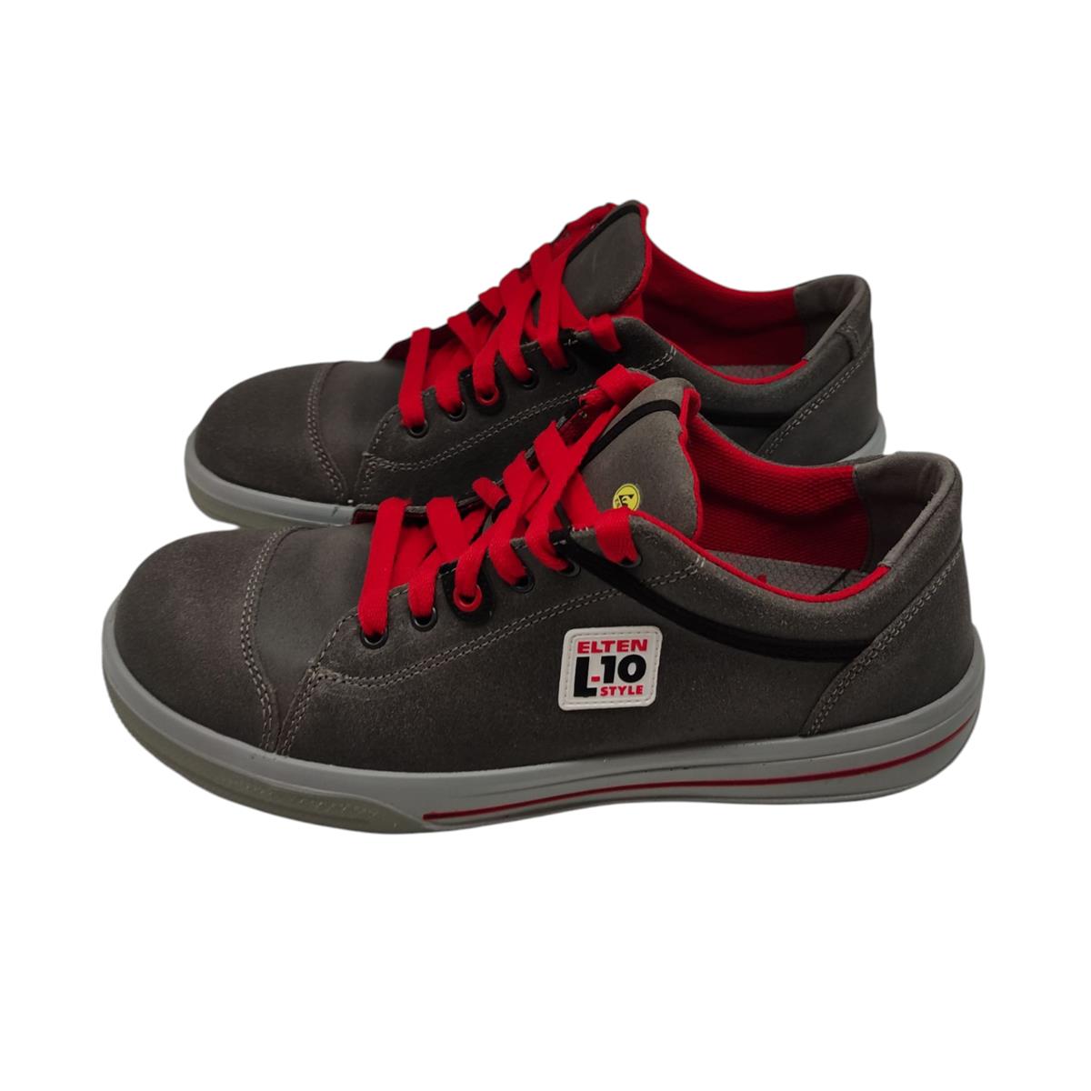 Sicherheitsschuhe ELTEN VINTAGE Low ESD S3 für Herren, grau, Größe 44