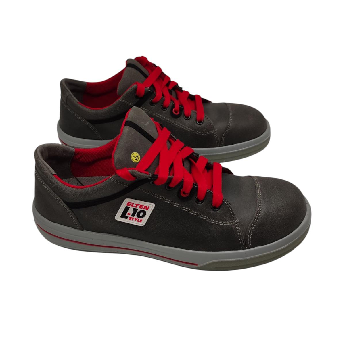 Sicherheitsschuhe ELTEN VINTAGE Low ESD S3 für Herren, grau, Größe 44
