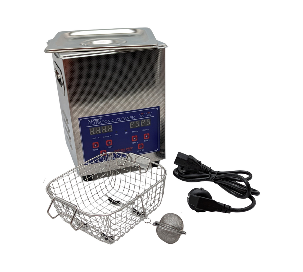 Vevor 2L Stainless Steel Ultrasonic Cleaner with Heater and Timer for Lab