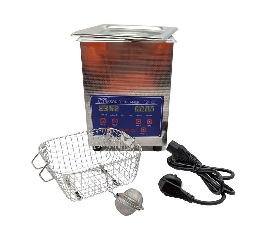 Vevor 2L Stainless Steel Ultrasonic Cleaner with Heater and Timer for Lab