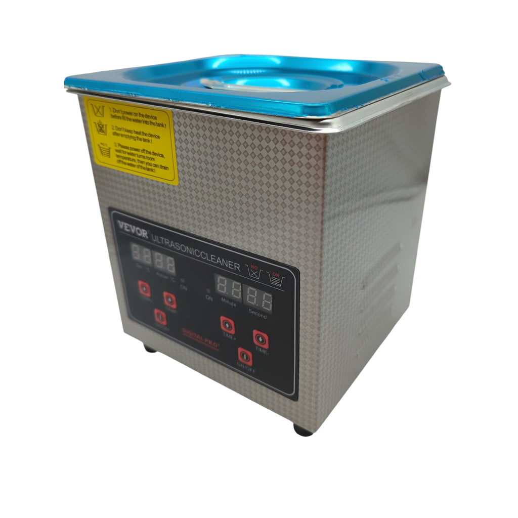 VEVOR Ultraschallreiniger Edelstahl Digitalanzeige 158W 2 L