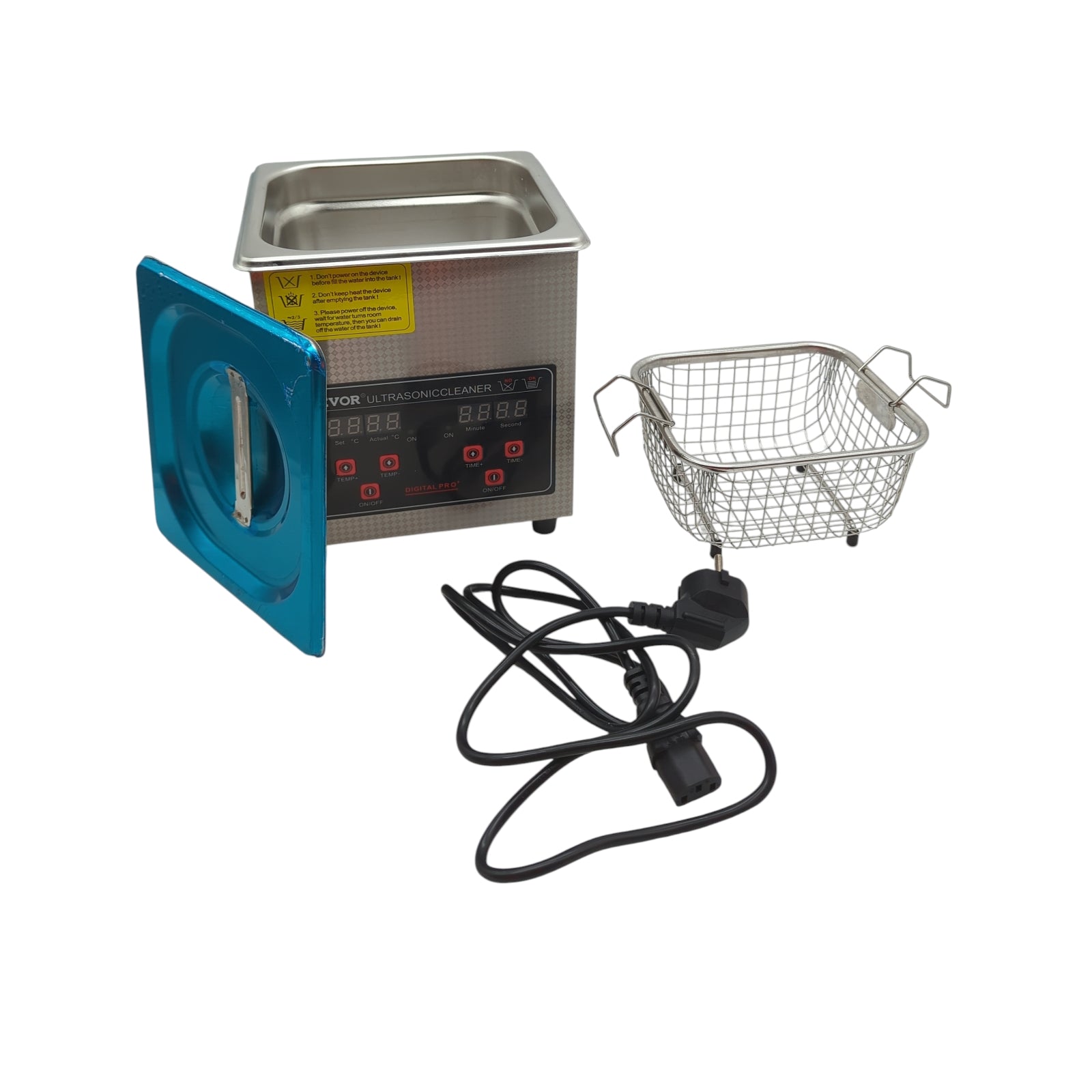 VEVOR Ultraschallreiniger Edelstahl Digitalanzeige 158W 2 L