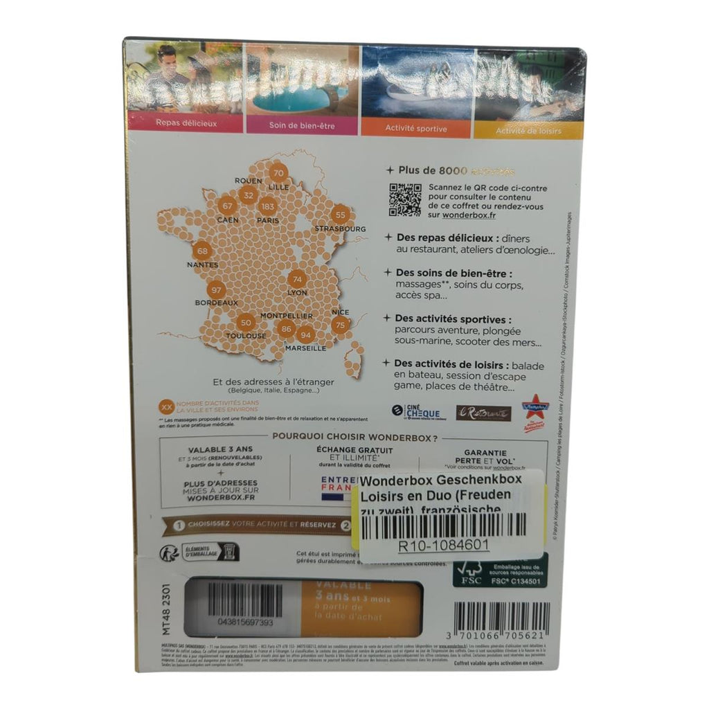 Wonderbox Loisirs en Duo Geschenkbox französische Version