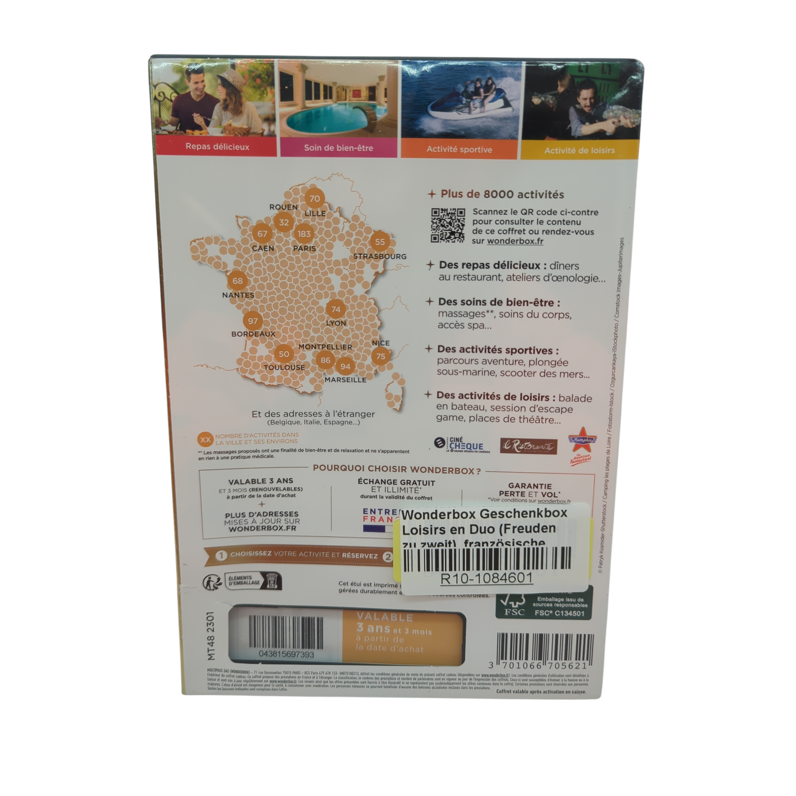 Wonderbox Loisirs en Duo Geschenkbox französische Version