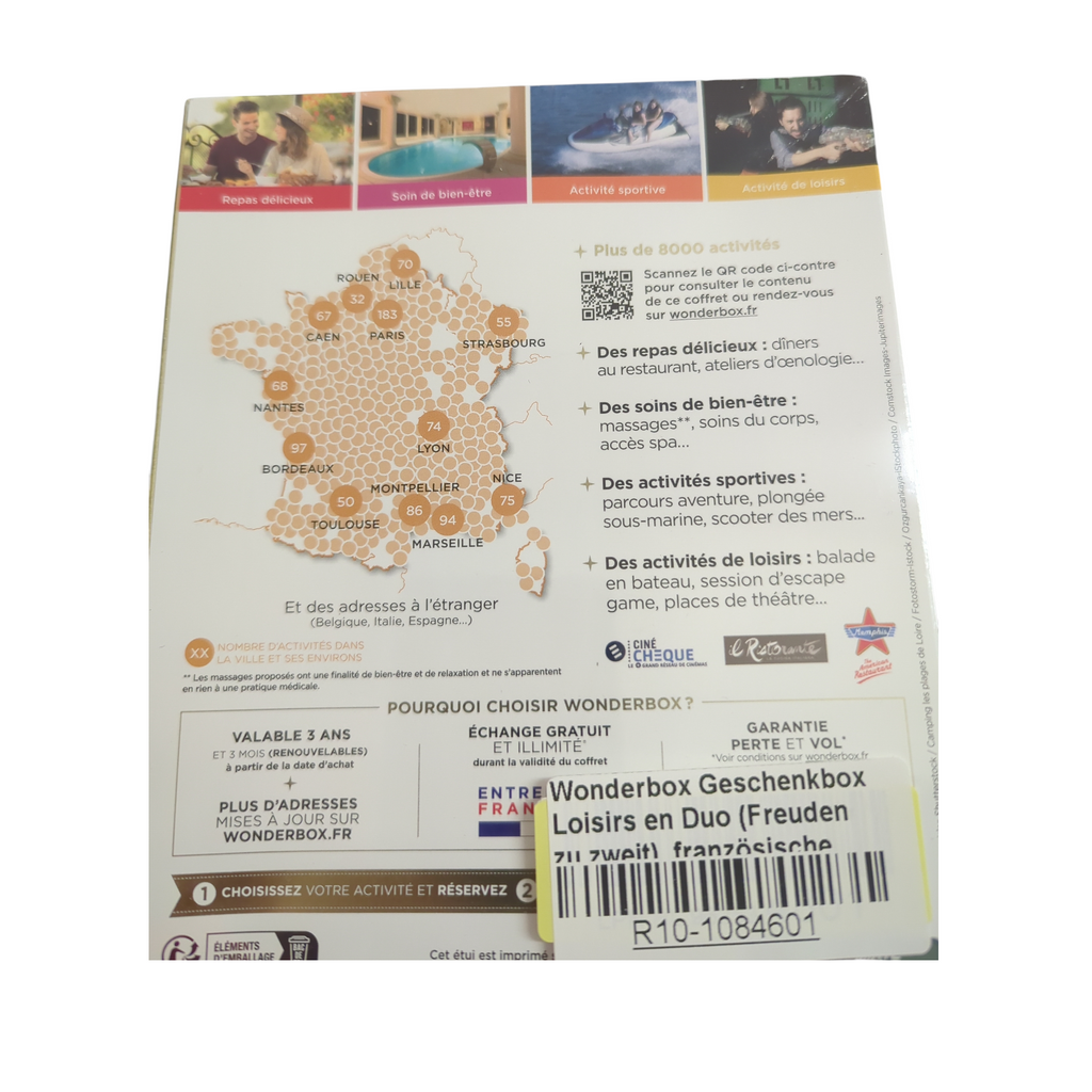 Wonderbox Loisirs en Duo Geschenkbox französische Version