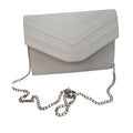 Milisent Damenhandtasche aus Wildleder Tasche Weiß