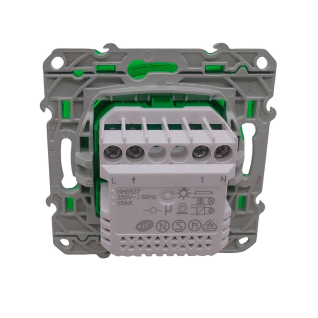 Schneider Electric S520530W Wiser Odace Drucktaster 10 A Zigbee weiß