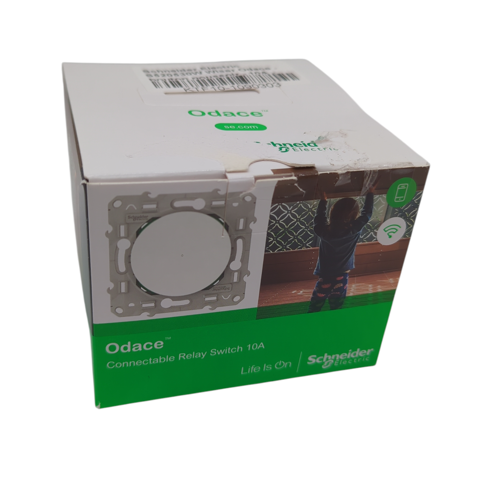 Schneider Electric S520530W Wiser Odace Drucktaster 10 A Zigbee weiß