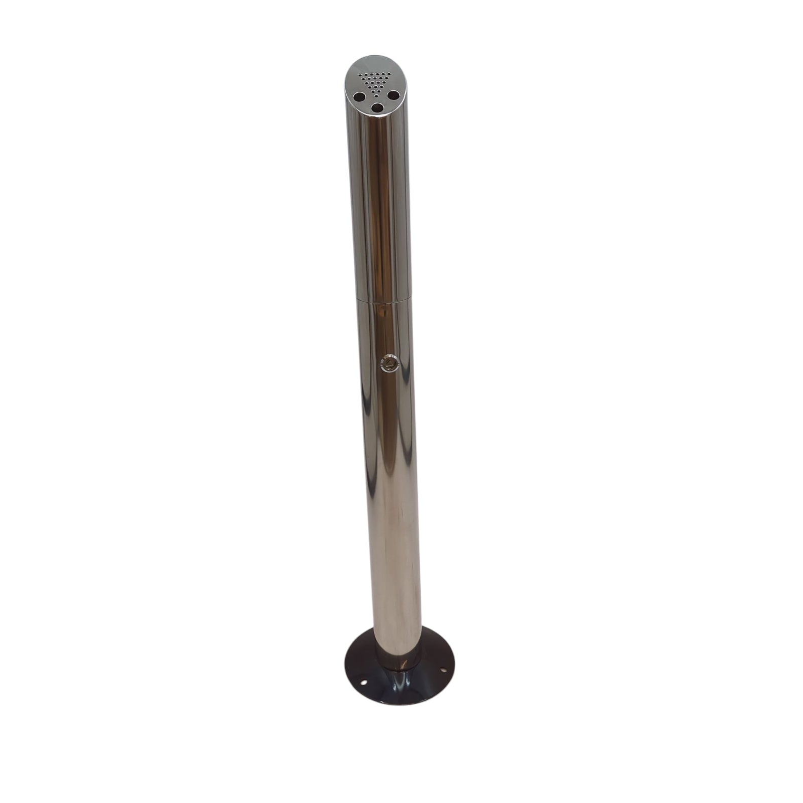 Bolero Bodenaschenbecher Edelstahl zylinderförmig 920 mm Höhe