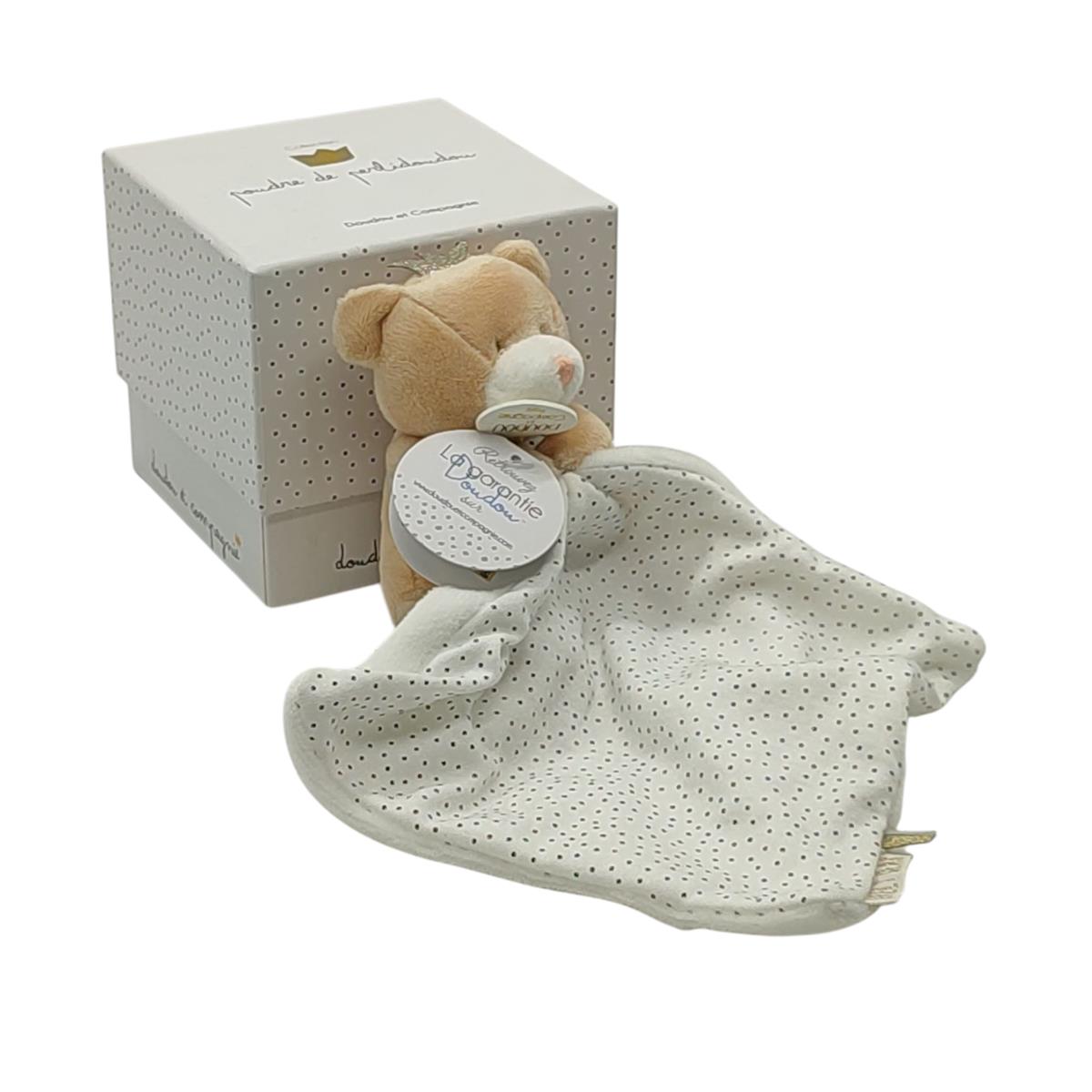Doudou Kleiner Prinz Bär Schmusetuch 10 cm