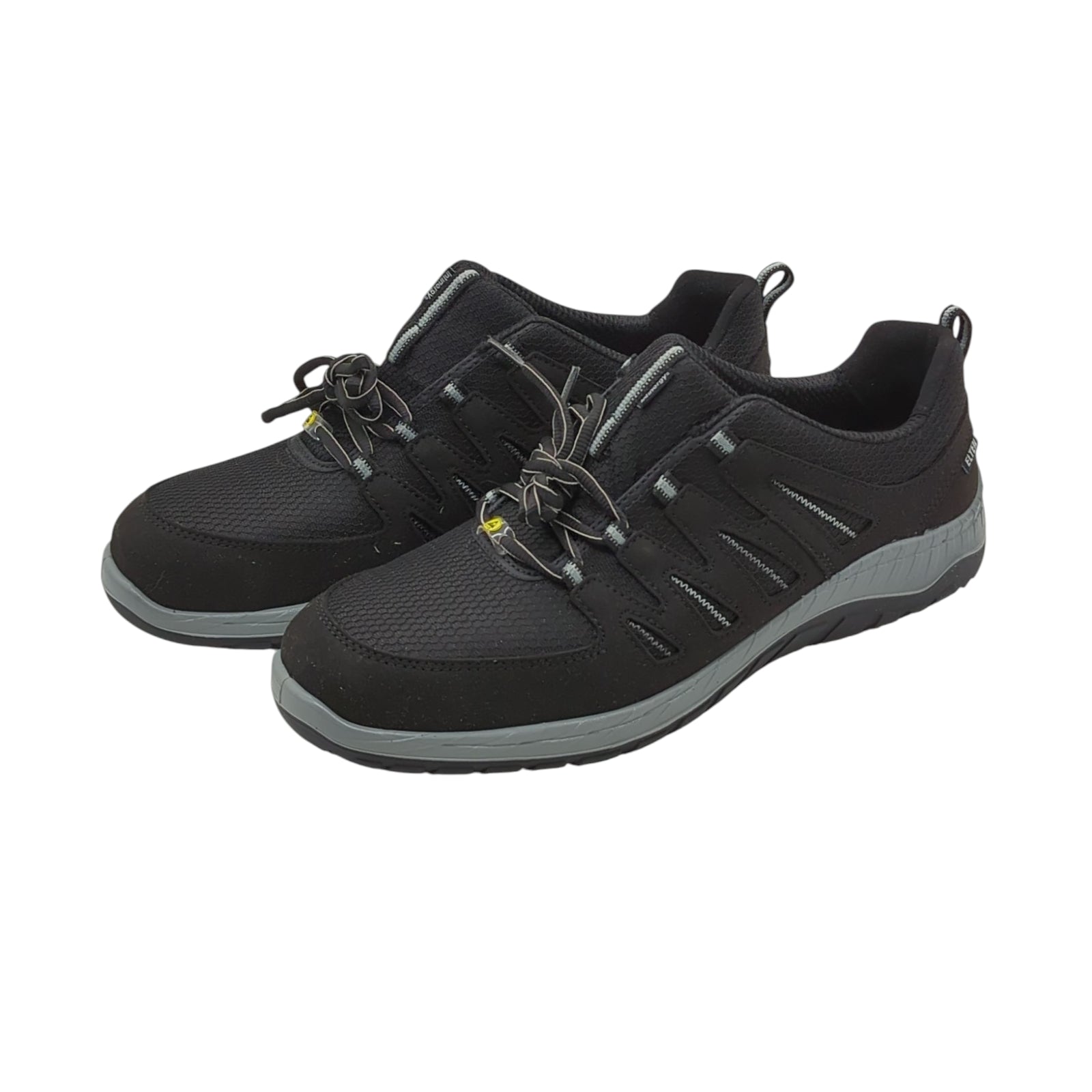 ELTEN Maddox Low S3 ESD Sicherheitsschuhe Herren schwarz grau Gr. 45