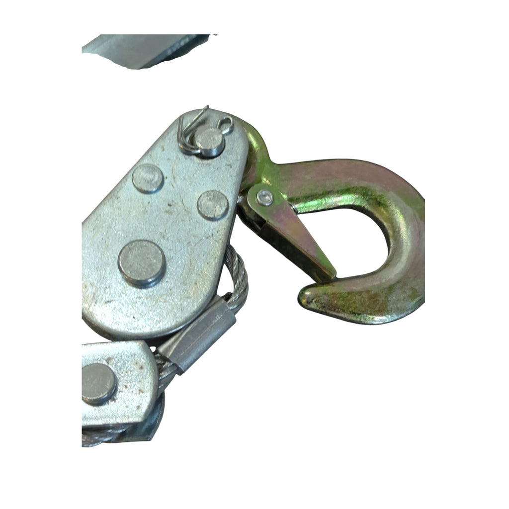 Ribitech 6562 Horizontaler Handseilzug 2 Tonnen Grau