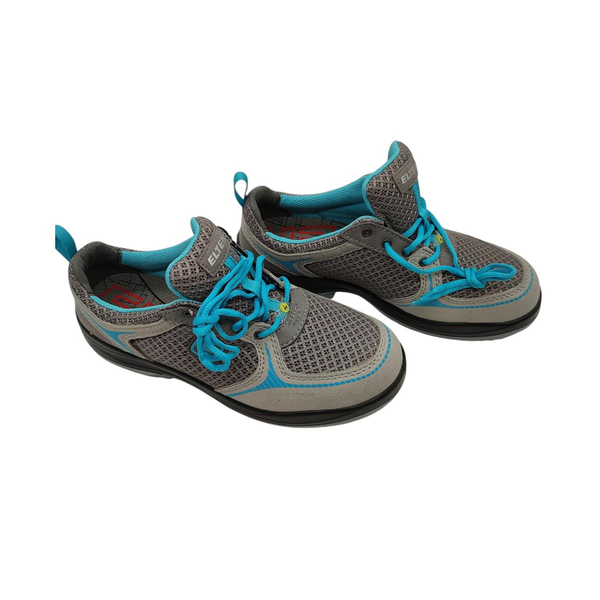 Elten Damen Sicherheitsschuhe Mila Aqua Low ESD S1 leicht Gr 40 Grau Türkis