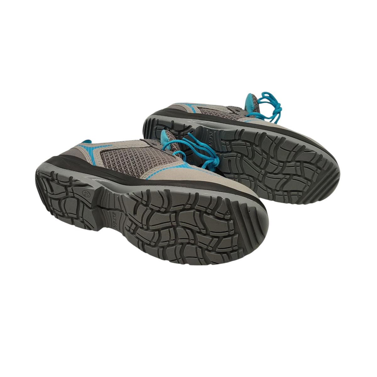 Elten Damen Sicherheitsschuhe Mila Aqua Low ESD S1 leicht Gr 40 Grau Türkis