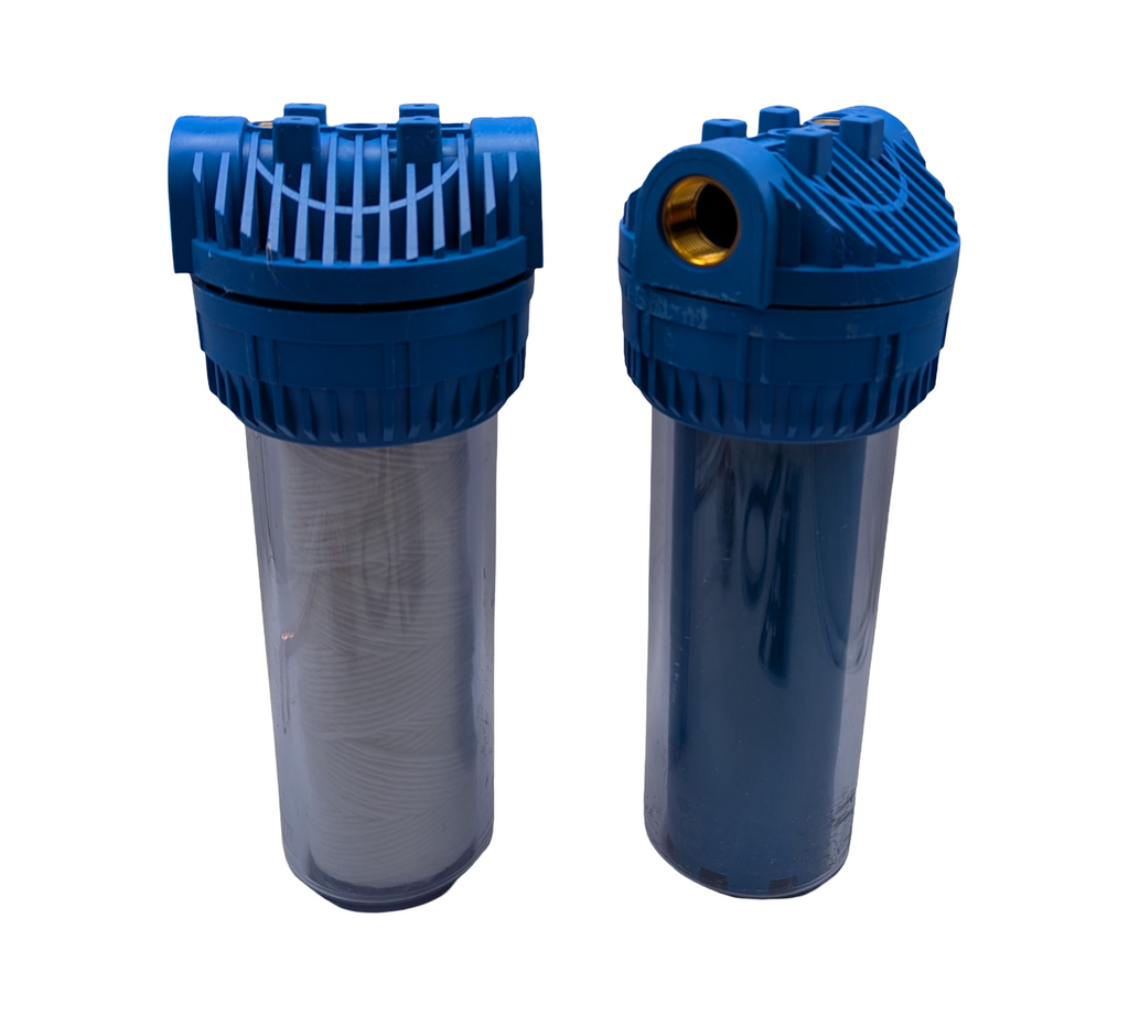 AQUAWATER – 104041 – Doppelfilteranlage mit Filterpatronen und Kalk