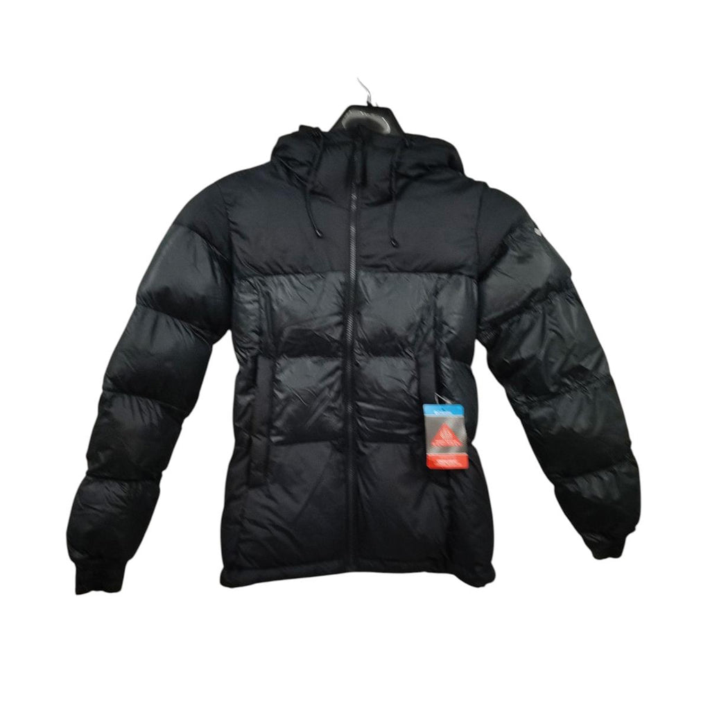 Columbia Pike Lake II Women's Hooded Puffer Jacket Size S Black