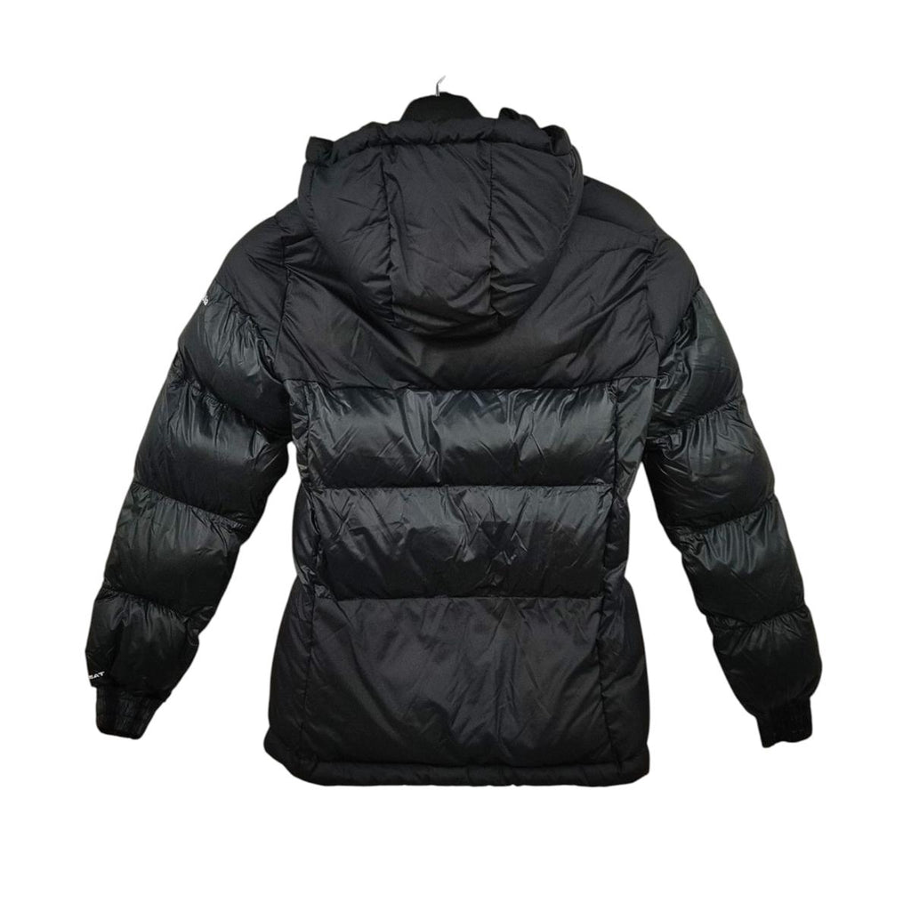 Columbia Pike Lake II Women's Hooded Puffer Jacket Size S Black