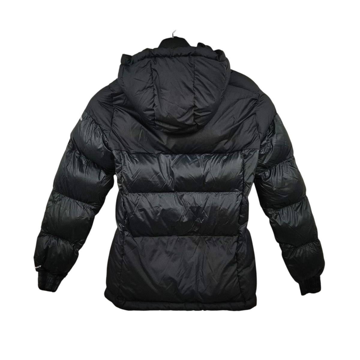 Columbia Pike Lake II Women's Hooded Puffer Jacket Size S Black