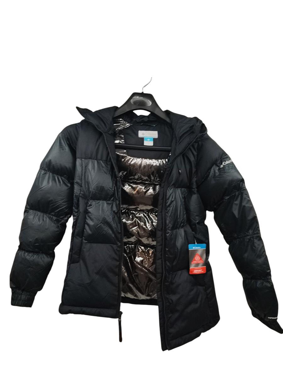 Columbia Pike Lake II Women's Hooded Puffer Jacket Size S Black
