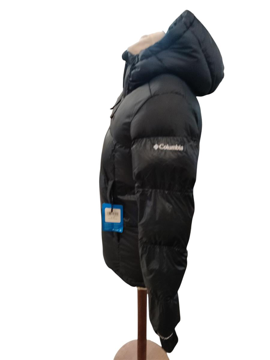 Columbia Pike Lake II Women's Hooded Puffer Jacket Size S Black