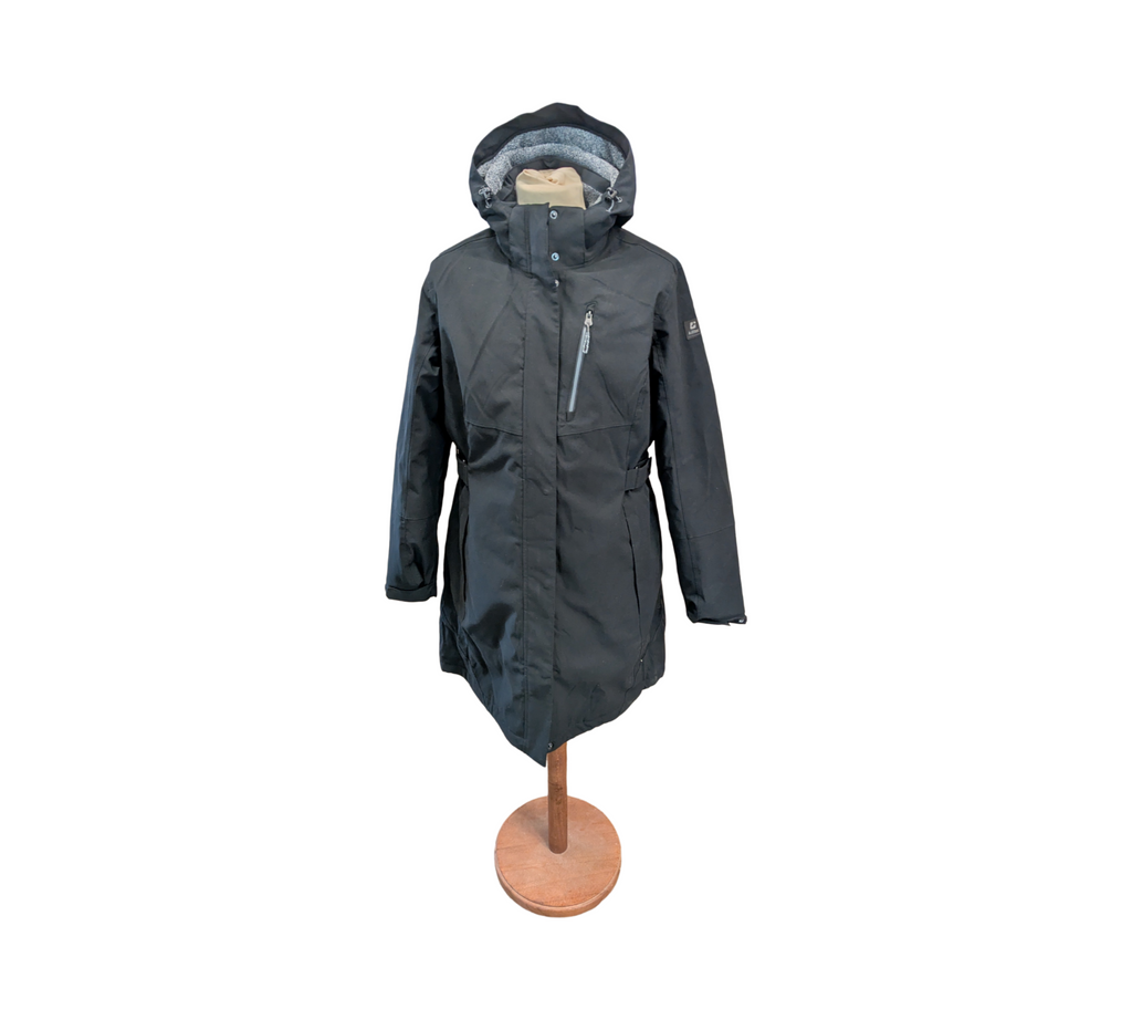 Killtec KOW 165 Damen Funktionsparka wasserdicht winddicht Kapuze Gr 44 Schwarz