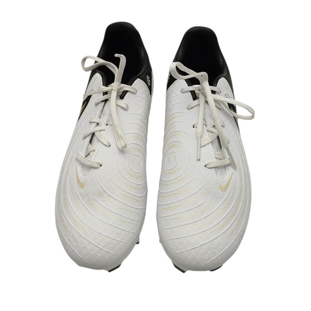Nike Phantom GX 2 Academy FG/MG Fußballschuhe 40,5 Gold Weiß