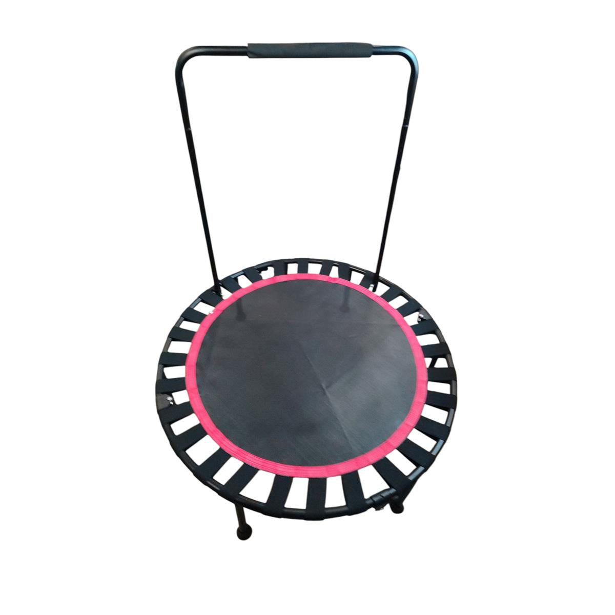 SESAMIS Trampolin Fitnessgerät Klappbar Heimtrainer mit Haltegriff 200 kg