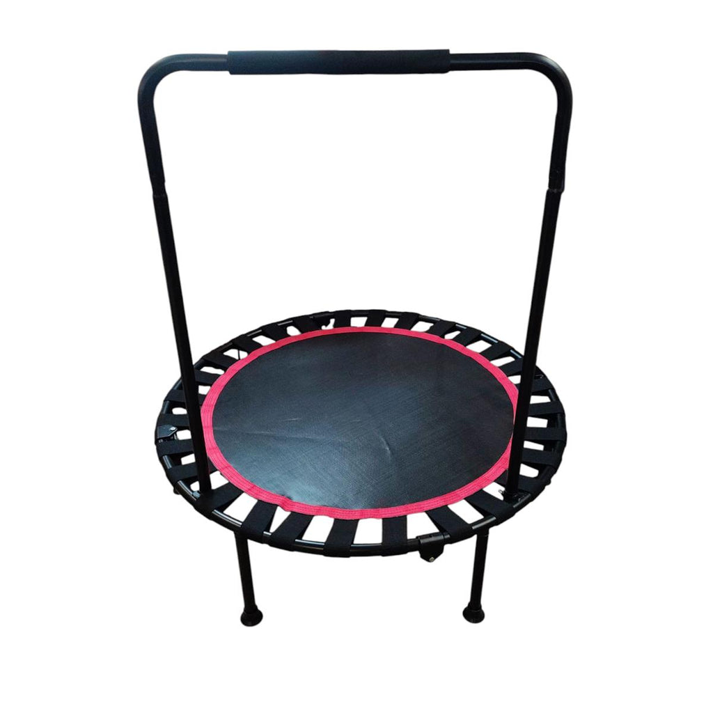 SESAMIS Trampolin Fitnessgerät Klappbar Heimtrainer mit Haltegriff 200 kg