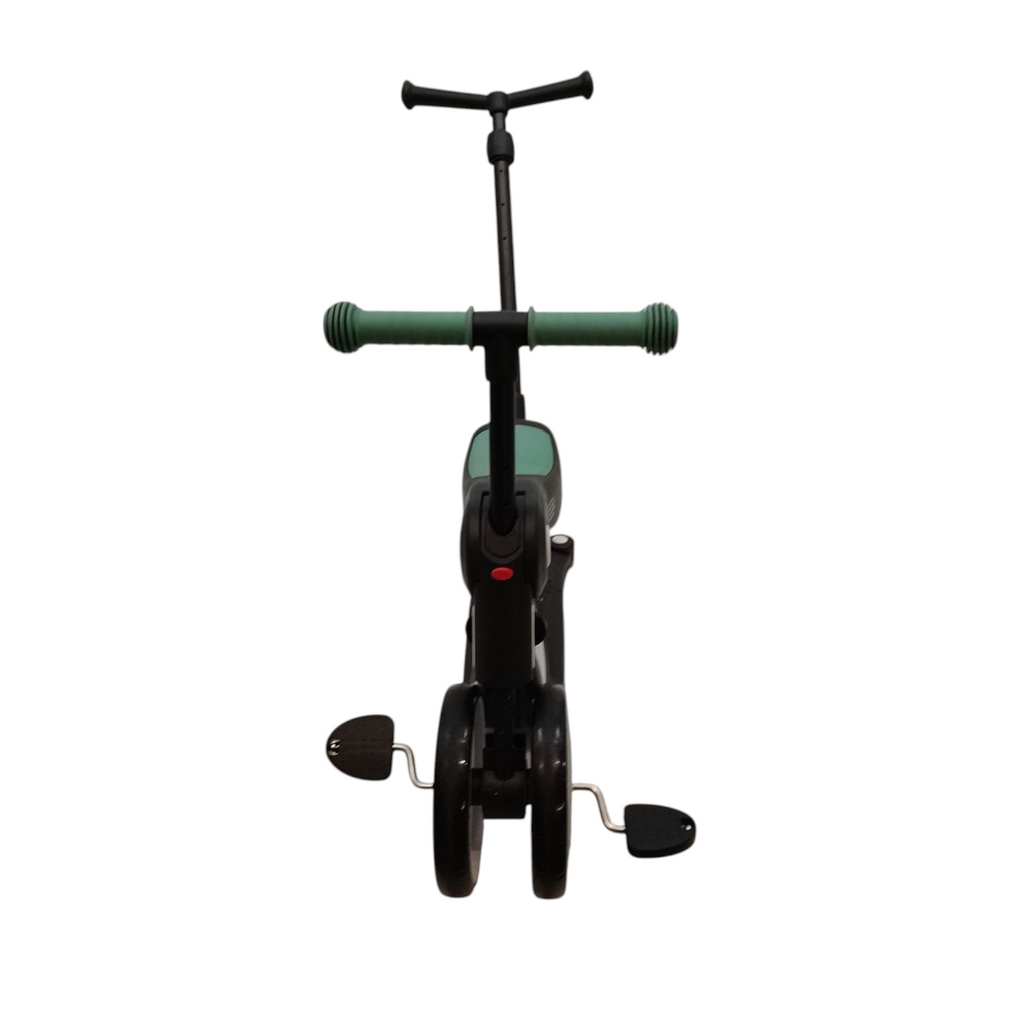 Looping SCOOTIZZ 5-in-1 Balance Bike Tricycle Scooter Almond Green