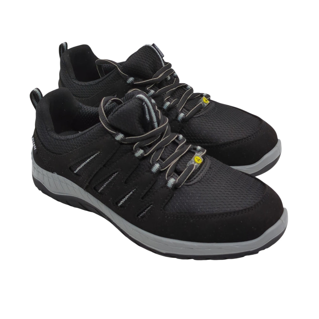 ELTEN Maddox Black-Grey Low Sicherheitsschuhe ESD S3S Textil 39
