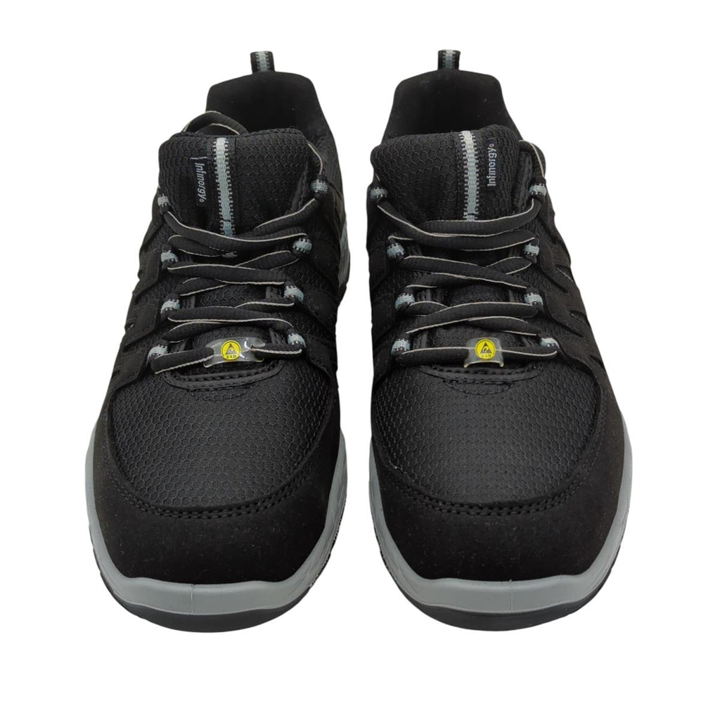 ELTEN Maddox Black-Grey Low Sicherheitsschuhe ESD S3S Textil 39