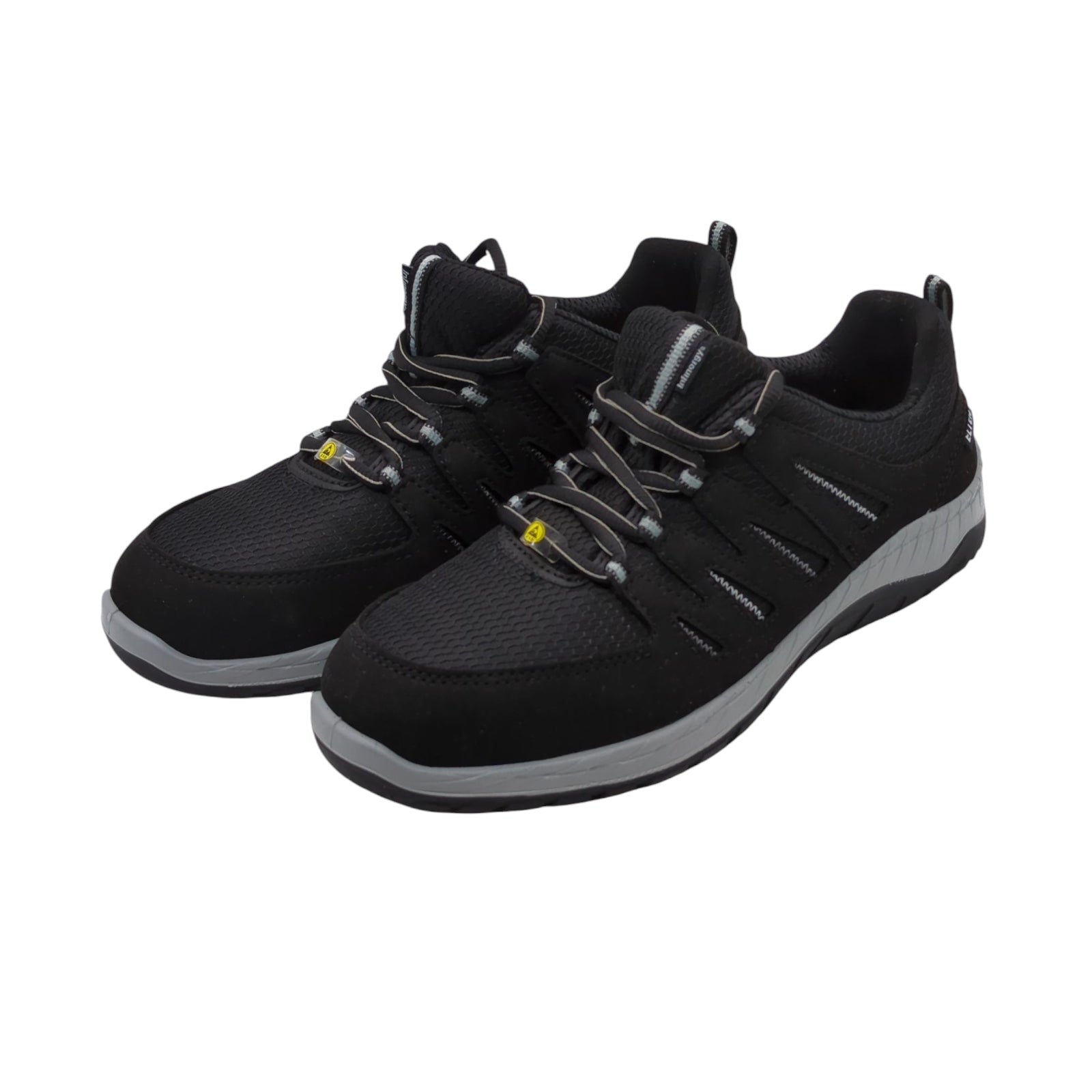 ELTEN Maddox Black-Grey Low Sicherheitsschuhe ESD S3S Textil 39