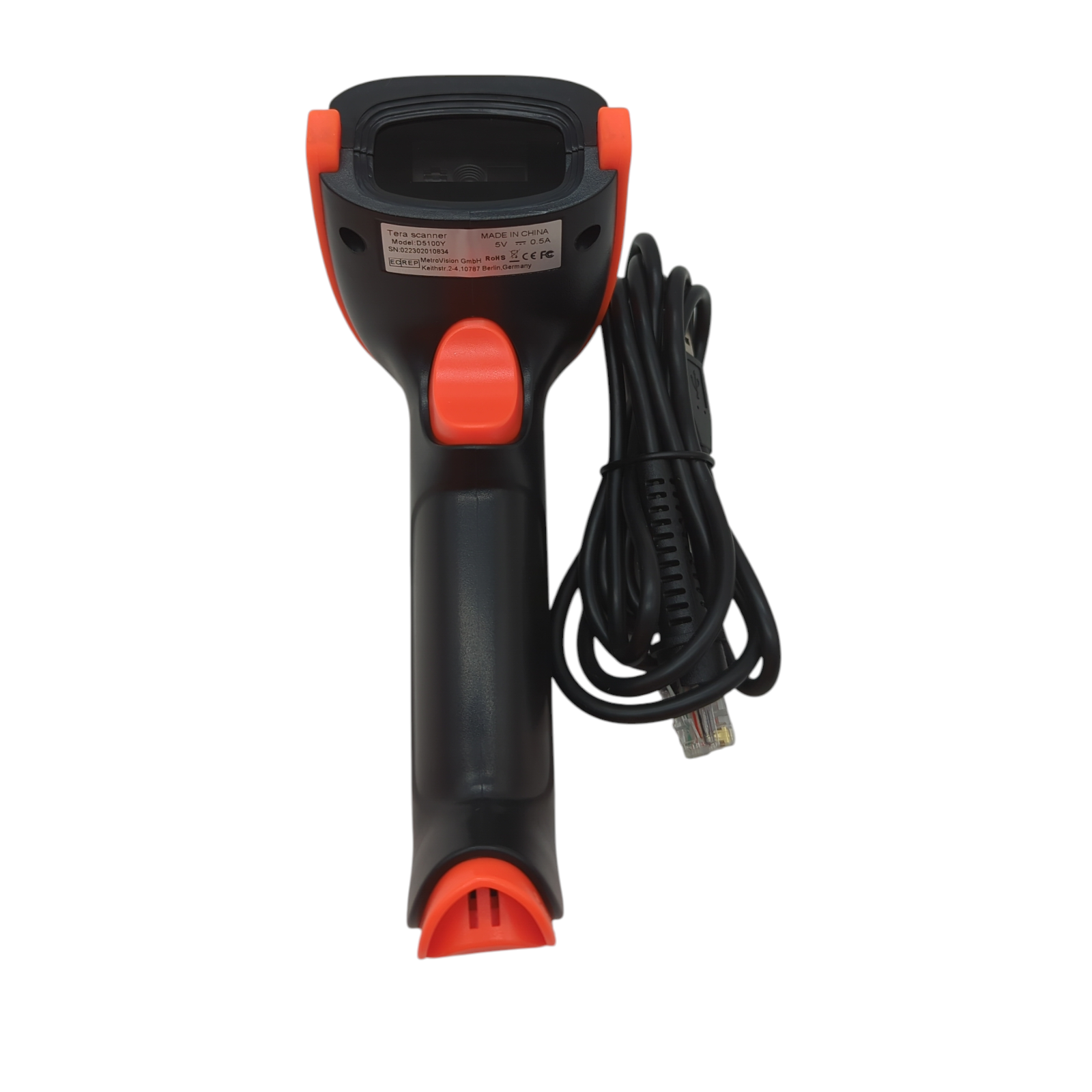 Tera Handscanner Barcode Leser 1D 2D QR IP65 kabelgebunden