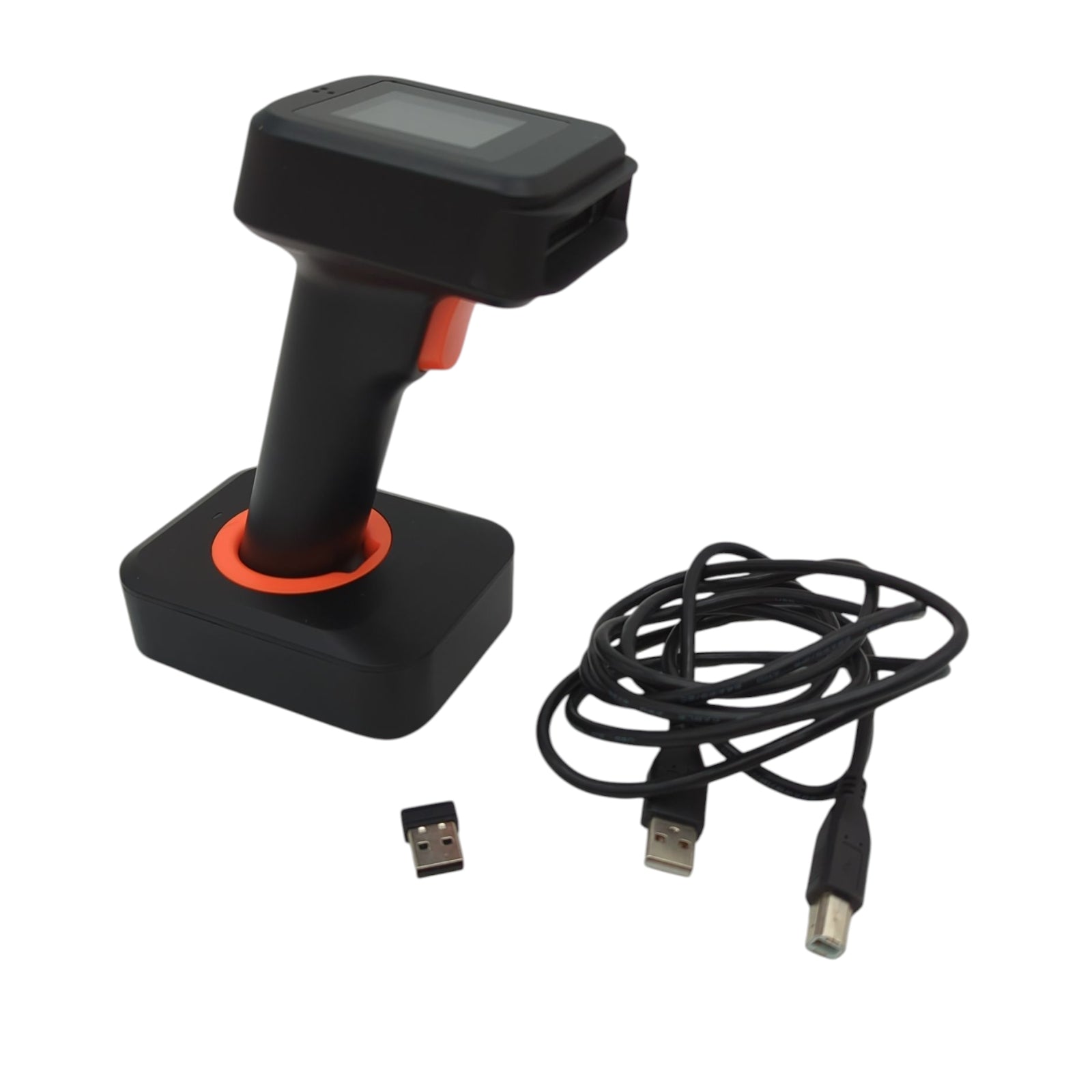 Tera Bluetooth Barcode Scanner 2D kabellos mit Ladestation Display