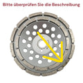PRODIAMANT Diamant Schleiftopf 180 mm 22,2 mm doppelreihig Beton Universal
