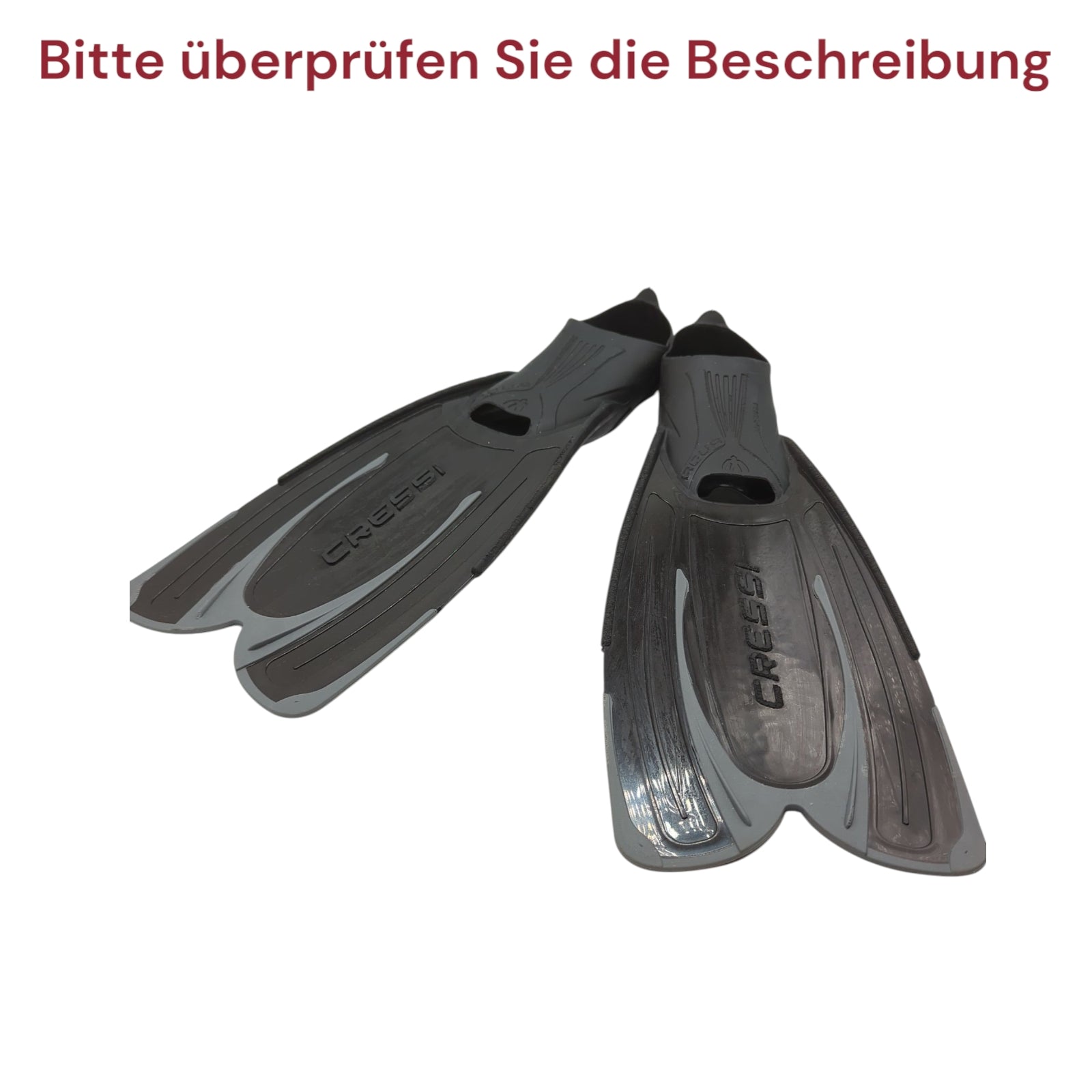 Cressi Agua Fins Diving Black Silver 35/36