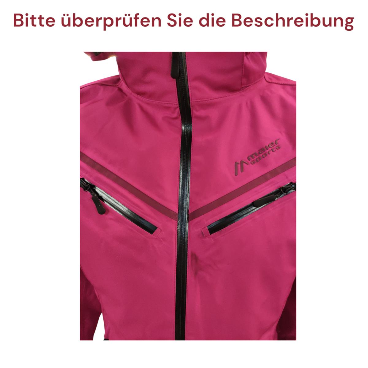 Maier Sports Lunada, Women's Ski Jacket, Waterproof Winter Jacket Size M
